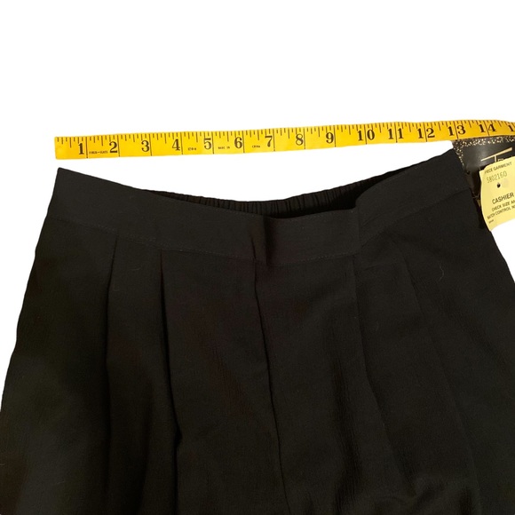 ๐ VINTAGE 80s TONI GARMENT FOR CC MAGIC BLACK HIGH WAIST PANTS SZ 12 - Picture 8 of 13